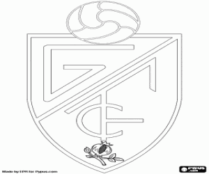 Colorear Escudo del Granada CF