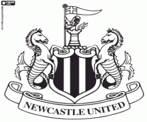 Colorear Escudo del Newcastle United