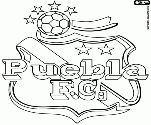 Colorear Escudo del Puebla FC
