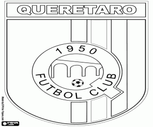 Colorear Escudo del Querétaro Fútbol Club