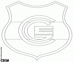 Colorear Escudo Gimnasia y Esgrima Jujuy