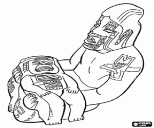 Colorear Escultura El Señor de Las Limas