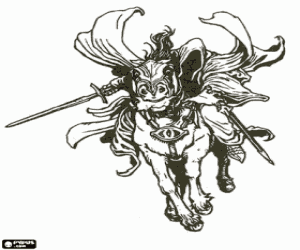 Colorear Los Espectros del Anillo, Nazgul