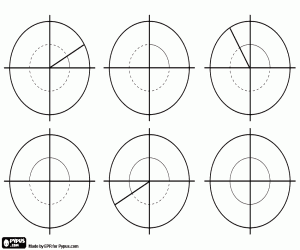 Colorear Esquemas con 6 tipos de ángulos 