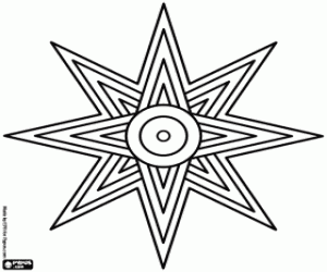 Colorear La estrella de Ishtar