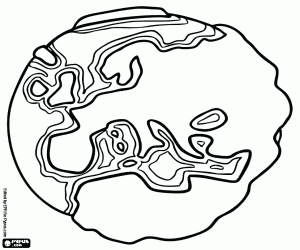 Colorear Europa en nuestro planeta