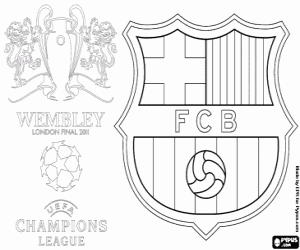 Colorear FC Barcelona, Champions 2011