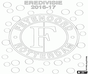 Colorear Feyenoord Rotterdam, campeón 2016-17