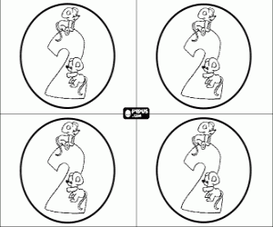 Colorear Fiesta de dos años, invitación