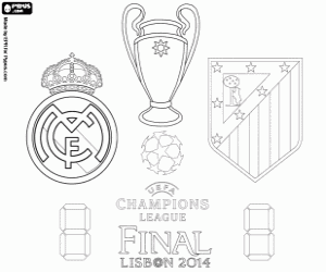 Colorear Final Champions League 2013-2014