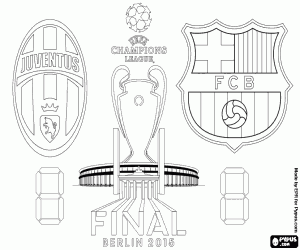 Colorear Final Champions League 2014-2015