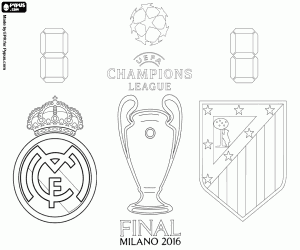 Colorear Final Champions League 2015-2016