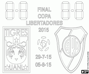 Colorear Final Copa Libertadores 2015