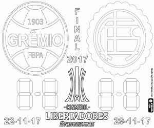 Colorear Final Copa Libertadores 2017