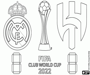 Colorear Final Copa Mundial Clubes 2022