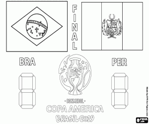 Colorear Final de la Copa América 2019