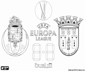 Colorear Final de Europa League 2010-2011