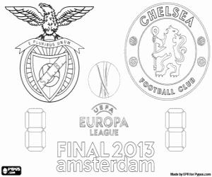 Colorear Final de Europa League 2012-2013