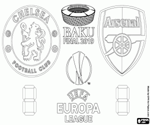 Colorear Final Europa League 2018-2019