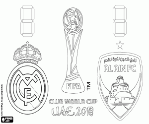 Colorear Final FIFA Mundial Clubes 2018