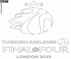 Colorear Final Four Euroleague Londres 2013