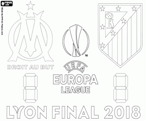 Colorear Final UEFA Europa League 2017-18