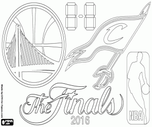 Colorear Las Finales de la NBA 2016