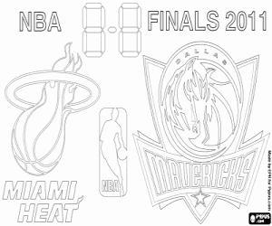 Colorear Las Finales NBA 2011