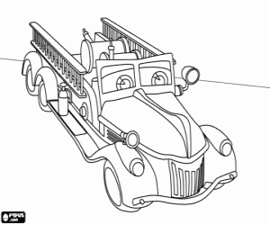 Colorear Finley y Capitán Parker