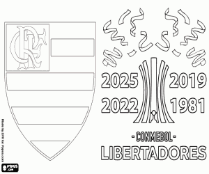 Colorear Flamengo, Libertadores 2025