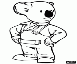 Colorear Frank el koala