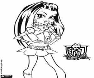 Colorear Frankie Stein, Monster High