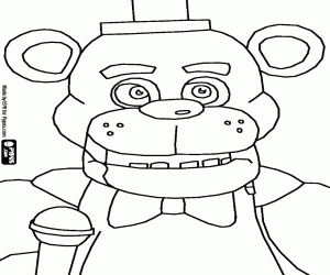 Colorear Freddy, Five Nights at Freddy's