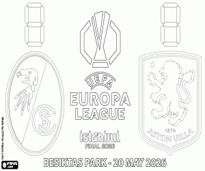 Colorear Freiburg-Aston Villa, final 2026