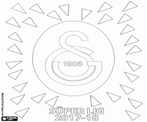 Colorear Galatasaray, Süper Lig 2017-2018