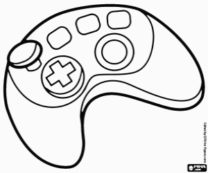 Colorear Un gamepad para jugar