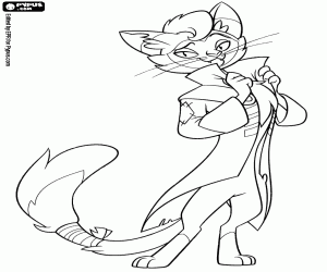 Colorear El gato Capper de My Little Pony