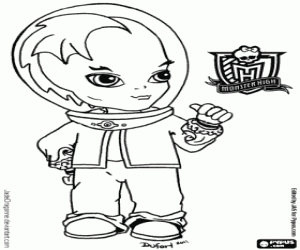 Colorear Gil Webber,personaje MonsterHigh