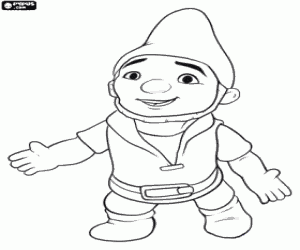Colorear Gnomeo Montesco