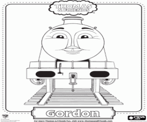 Colorear Gordon, el tren expreso