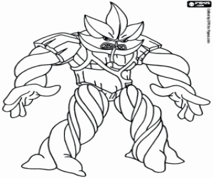 Colorear Un gormiti del bosque