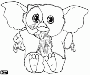 Colorear Un gremlin, Gizmo