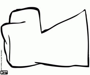 Colorear Guante del buceador