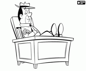 Colorear El guardabosques de Jellystone