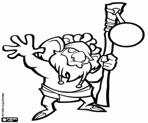 Colorear El Gurú de la Piedra, Sly Cooper