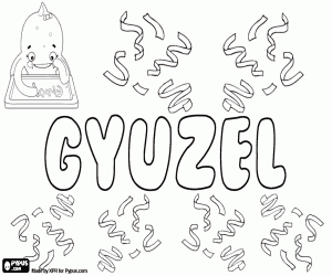 Colorear Gyuzel, variante de Giuzel