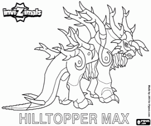 Colorear Hilltopper Max, Invizimals