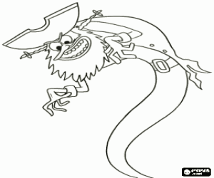 Colorear Holandés Volador, Bob Esponja