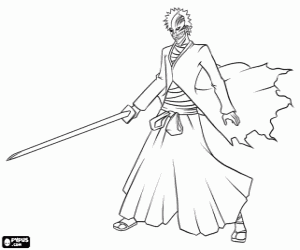 Colorear Hollow Ichigo, Bleach