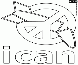 Colorear ICAN, Premio Nobel de la Paz 2017